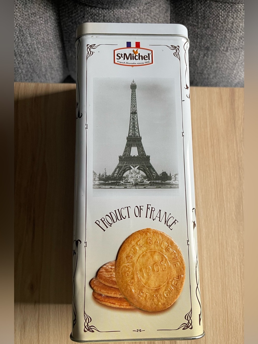 St Michel La Grande Galette French Biscuit Tin empty Box